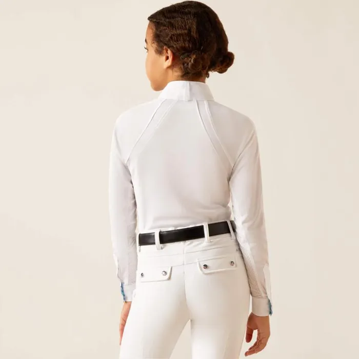 Kids English Riding Clothing Ariat Sunstopper 30 Pro Show Shirt Whitekamron Kids English Riding Clothing Ariat Sunstopper 30 Pro Show Shirt Whitekamron
