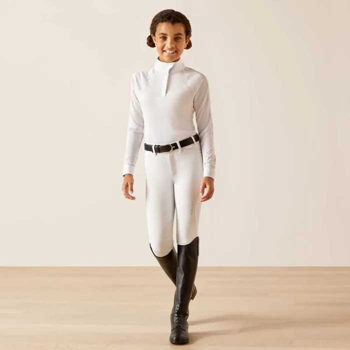 Kids English Riding Clothing Ariat Sunstopper 30 Pro Show Shirt Whitekamron Kids English Riding Clothing Ariat Sunstopper 30 Pro Show Shirt Whitekamron