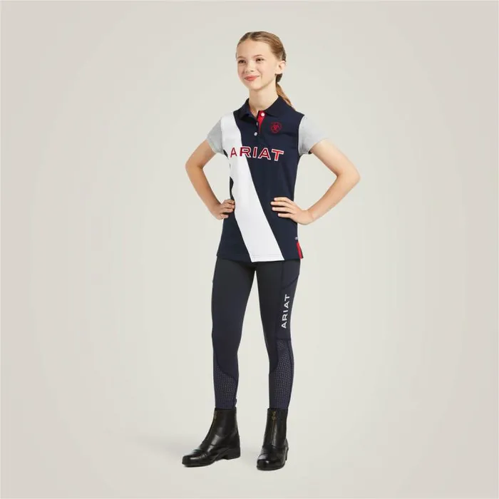 Kids English Riding Clothing Ariat Taryn Polo Team Kids English Riding Clothing Ariat Taryn Polo Team