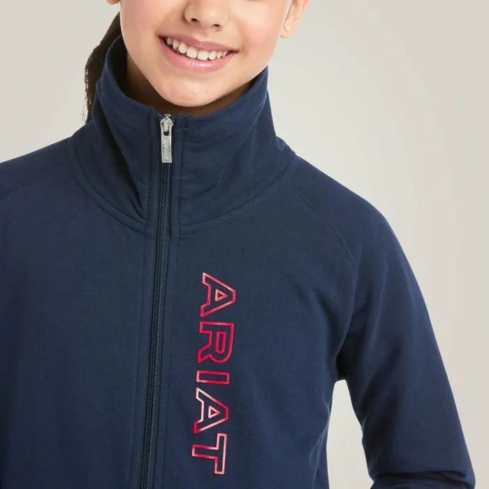 Kids English Riding Clothing Ariat Team Logo Full Zip Sweatshirt Team Kids English Riding Clothing Ariat Team Logo Full Zip Sweatshirt Team