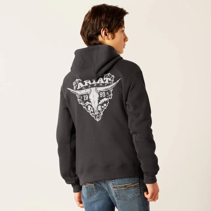 Kids Sweatshirts and Hoodies Ariat Arrowhead 20 Hoodie Phantom Kids Sweatshirts and Hoodies Ariat Arrowhead 20 Hoodie Phantom