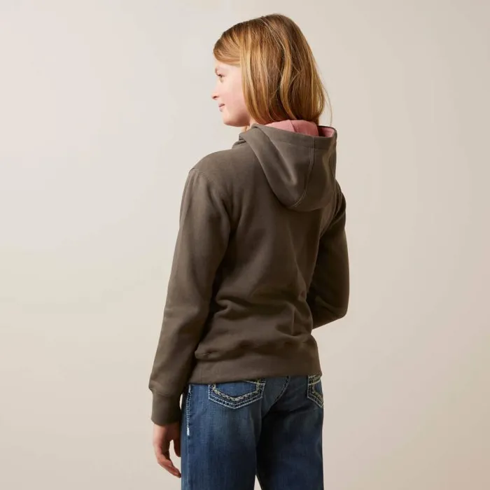 Kids Sweatshirts and Hoodies Ariat Thunderbird Sweatshirt Banyan Bark