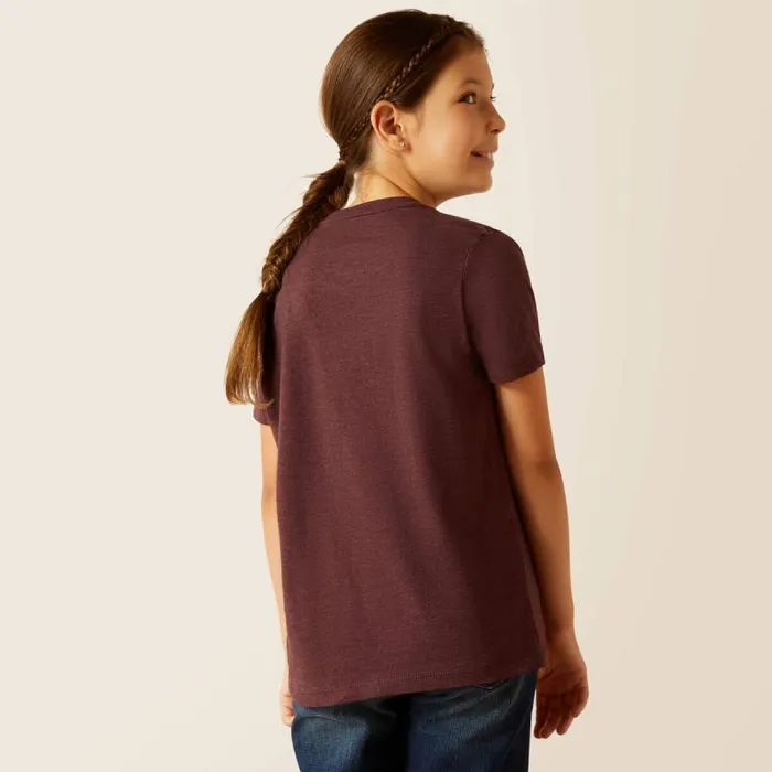 Kids TShirts and Polos Ariat Ariat American West TShirt Wine