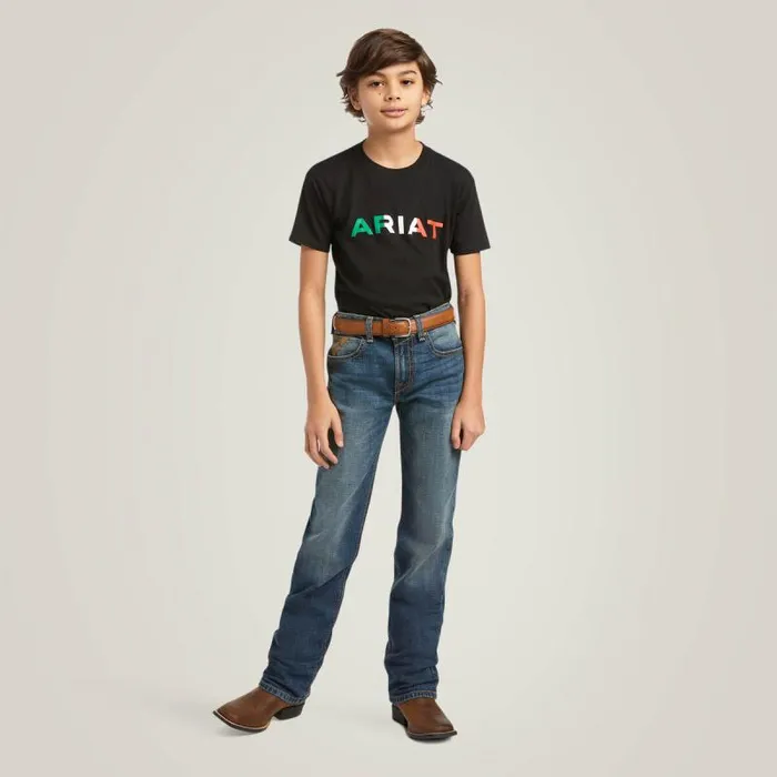 Kids TShirts and Polos Ariat Ariat Viva Mexico TShirt Black Kids TShirts and Polos Ariat Ariat Viva Mexico TShirt Black