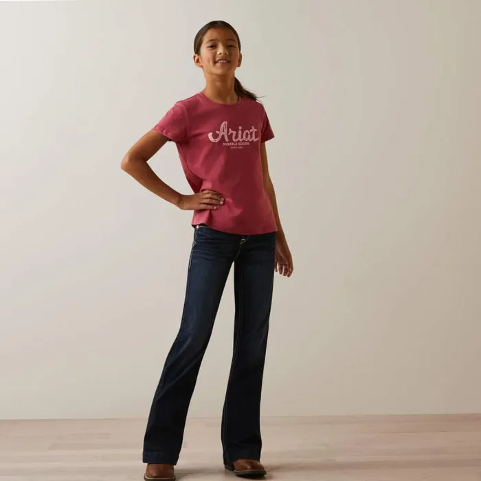 Kids TShirts and Polos Ariat Durable Goods Tee Earth Red