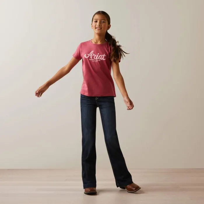 Kids TShirts and Polos Ariat Durable Goods Tee Earth Red Kids TShirts and Polos Ariat Durable Goods Tee Earth Red