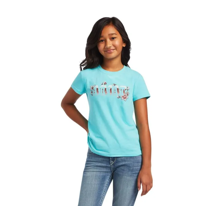 Kids TShirts and Polos Ariat REAL Cactus Tee Amazonite