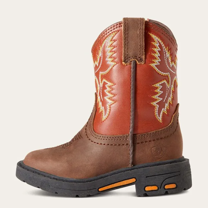 Kids Toddler Footwear Ariat Toddler Lil039 Stompers Chandler WorkHog Brown Kids Toddler Footwear Ariat Toddler Lil039 Stompers Chandler WorkHog Brown