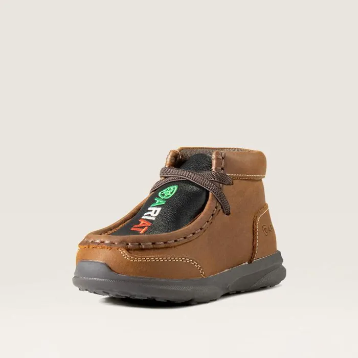 Kids Toddler Footwear Ariat Toddler Lil Stompers Mexico Spitfire Brown