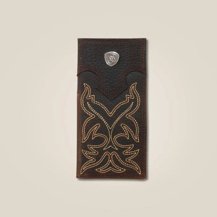 Kids Wallets Ariat Boot Stitch Rodeo Wallet Brown