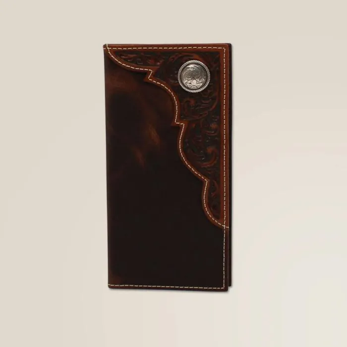 Kids Wallets Ariat Filigree Top Rodeo Wallet Brn Brown