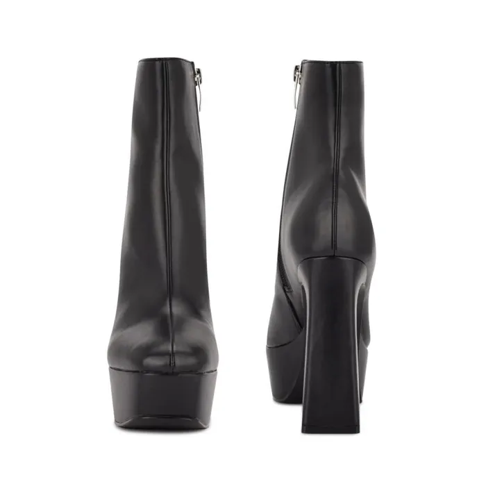 Klinda Platform Booties Black Women Nine West Boots and Booties