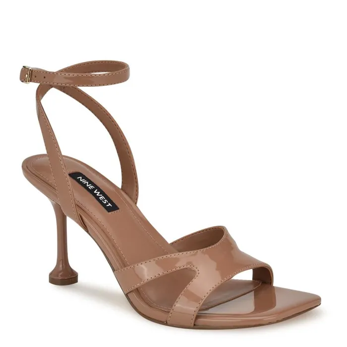 Kuane Ankle Strap Sandals Brown Women Nine West Sandals