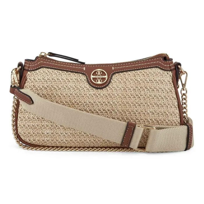 Kyelle Convertible Shoulder Bag Natural Dark Camel WomenMen Nine West Totes and Backpacks Kyelle Convertible Shoulder Bag Natural Dark Camel WomenMen Nine West Totes and Backpacks