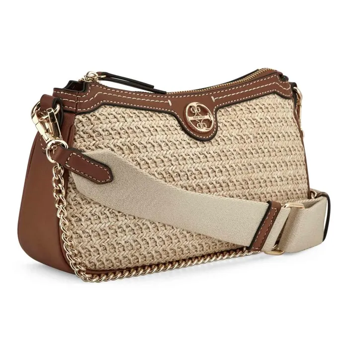 Kyelle Convertible Shoulder Bag Natural Dark Camel WomenMen Nine West Totes and Backpacks Kyelle Convertible Shoulder Bag Natural Dark Camel WomenMen Nine West Totes and Backpacks