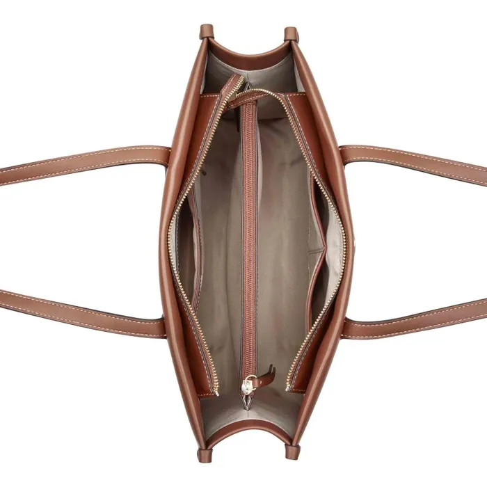 Kyelle Jet Set Tote Natural Dark Camel WomenMen Nine West Totes and Backpacks Kyelle Jet Set Tote Natural Dark Camel WomenMen Nine West Totes and Backpacks