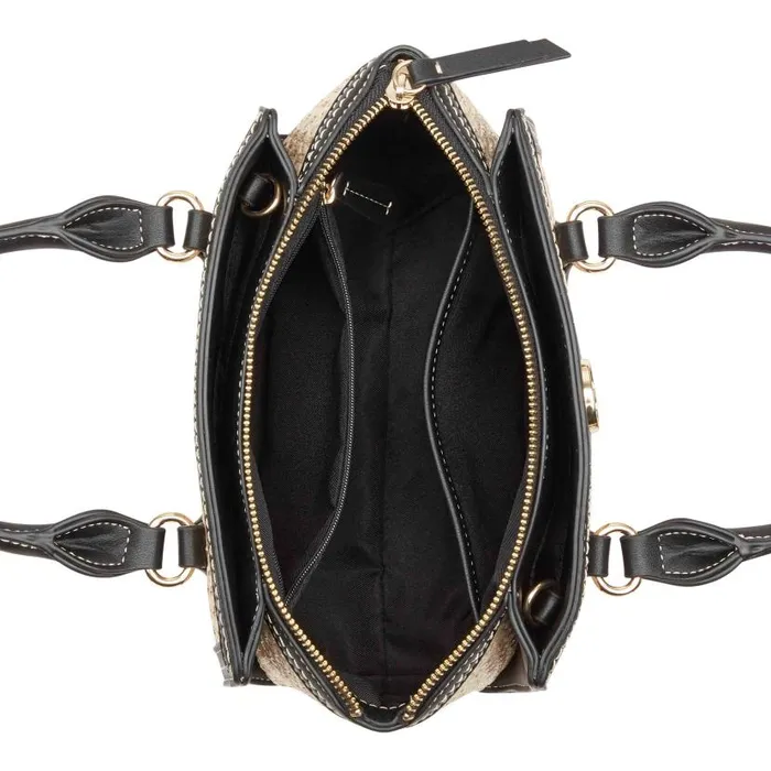 Kyelle Small Satchel Crossbody Natural Black WomenMen Nine West Satchels and Shoulder Bags Kyelle Small Satchel Crossbody Natural Black WomenMen Nine West Satchels and Shoulder Bags