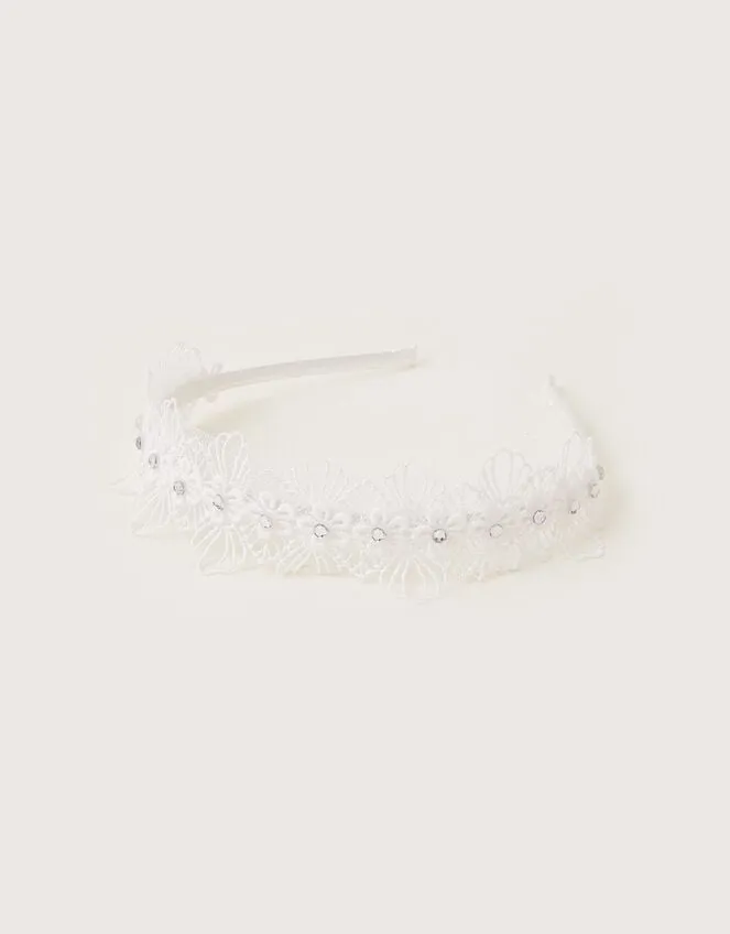 Lacey Flower Bridesmaid Headband Children Monsoon Girls039 Hair Accessories