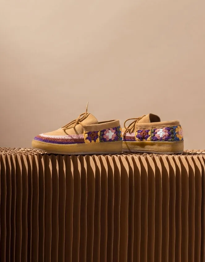 Laidback London Komo Suede Moccasins Multi Women Monsoon Flats