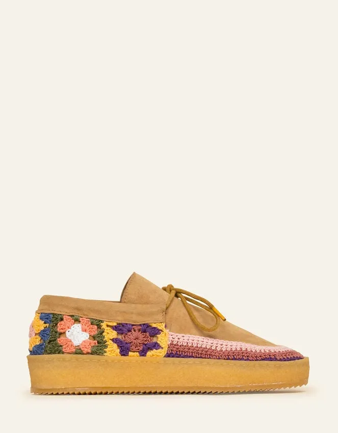 Laidback London Komo Suede Moccasins Multi Women Monsoon Flats
