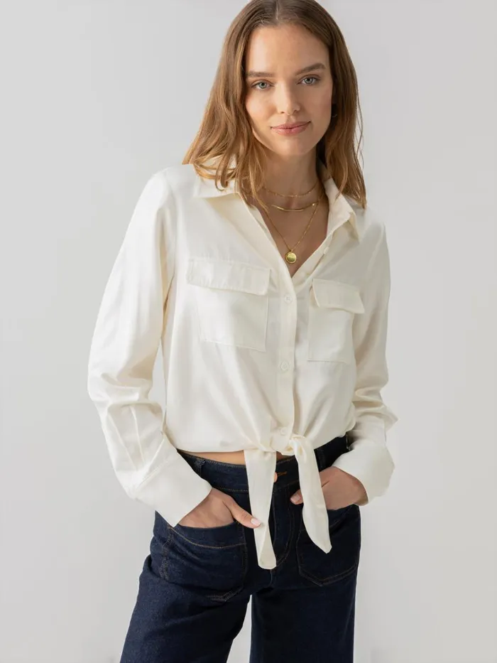 Lifetime Shirt Chalk Women Sanctuary Clothing Tees and Tops