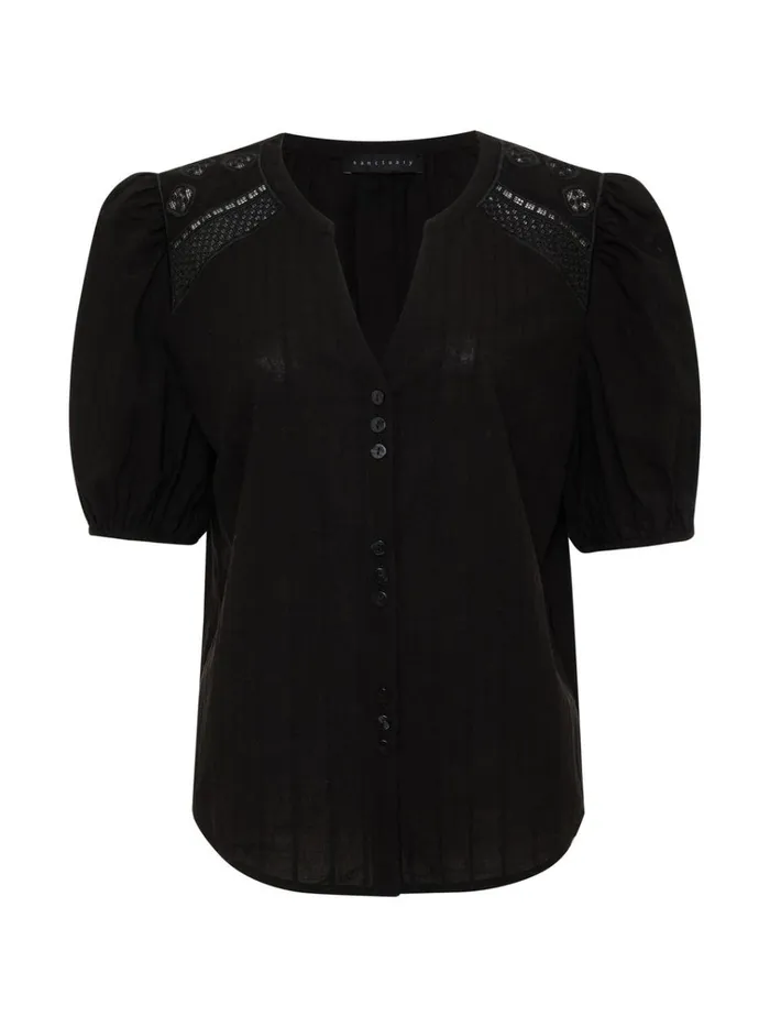 Lift Me Up Blouse Black Women Sanctuary Clothing Tees and Tops Lift Me Up Blouse Black Women Sanctuary Clothing Tees and Tops