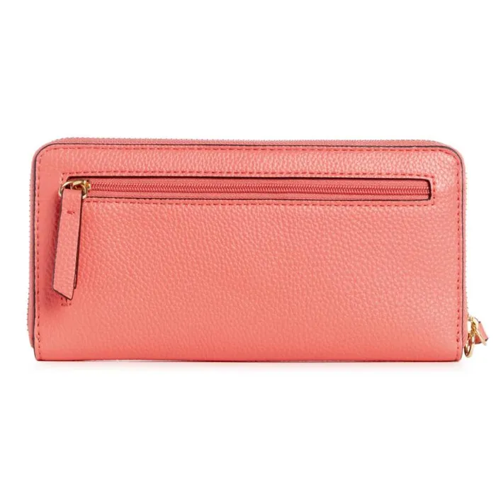 Linnette Zip Around Wallet With Wristlet Coral WomenMen Nine West Clutches and Wallets Linnette Zip Around Wallet With Wristlet Coral WomenMen Nine West Clutches and Wallets