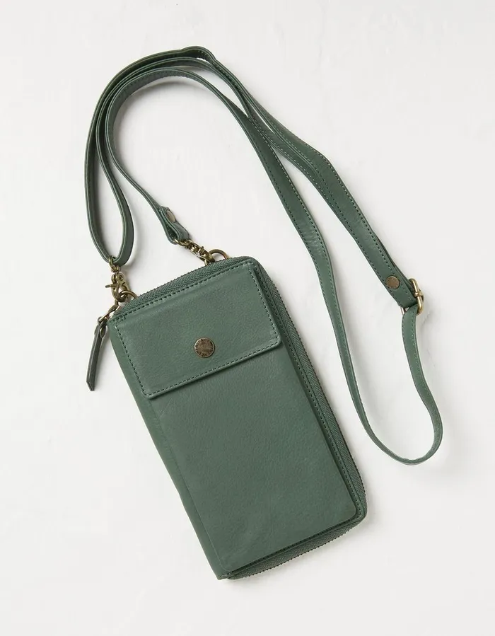 Louisa Phone Purse Green Women FatFace Bags and Purses