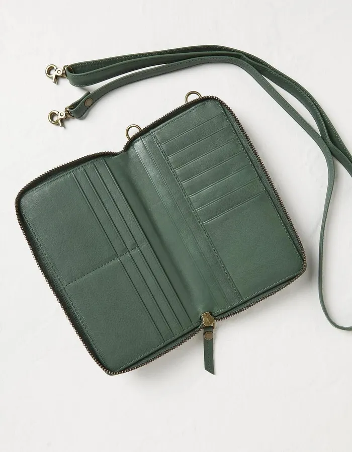 Louisa Phone Purse Green Women FatFace Bags and Purses