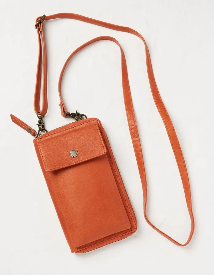 Louisa Purse Phone Bag Orange Women FatFace Bags and Purses