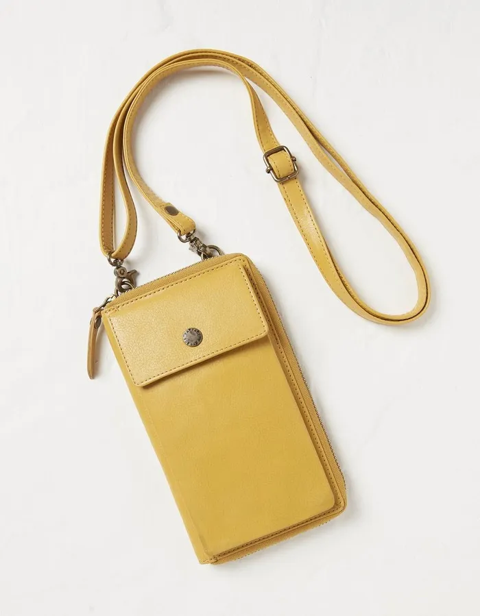Louisa Purse Phone Bag Yellow Women FatFace Bags and Purses