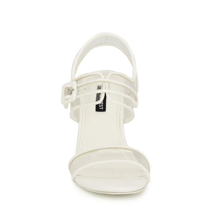 Lucile Clear Strappy Sandals Clear Women Nine West Sandals
