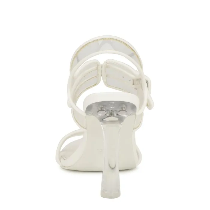 Lucile Clear Strappy Sandals Clear Women Nine West Sandals
