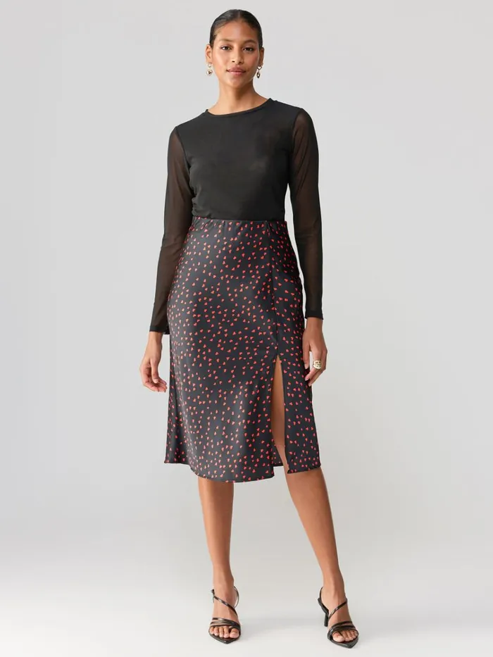 Main Squeeze Mesh Top Black Women Sanctuary Clothing Tees and Tops