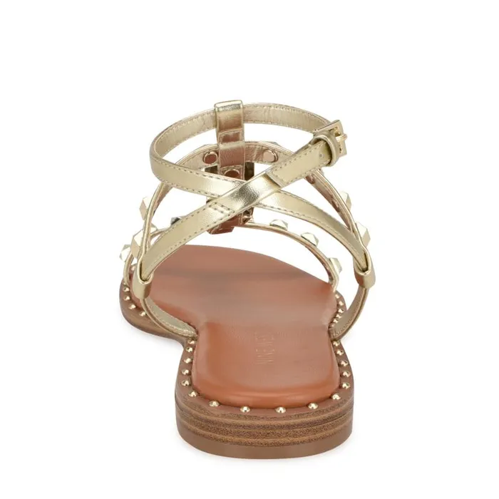 Marcila Studded Ankle Strap Sandals Platino Women Nine West Sandals