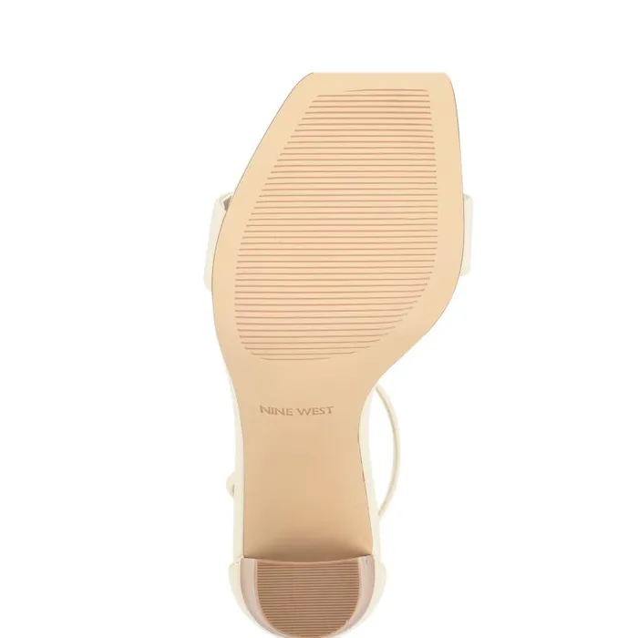 Marrie Ankle Strap Sandals Ivory Lace Women Nine West Sandals
