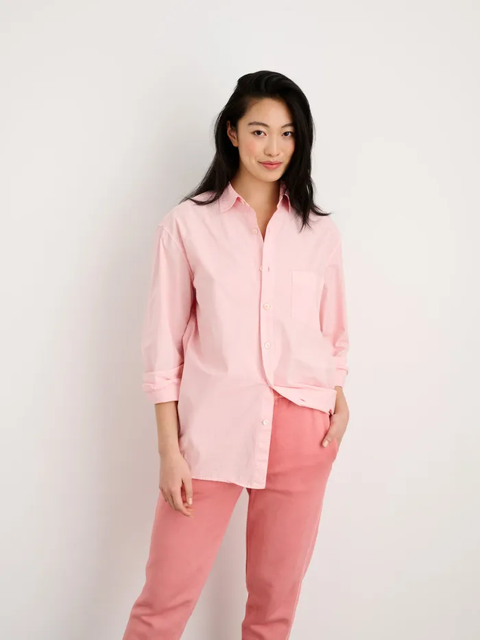 Men Alex Mill Shirts Botanical Dyed Easy Shirt Light Rose