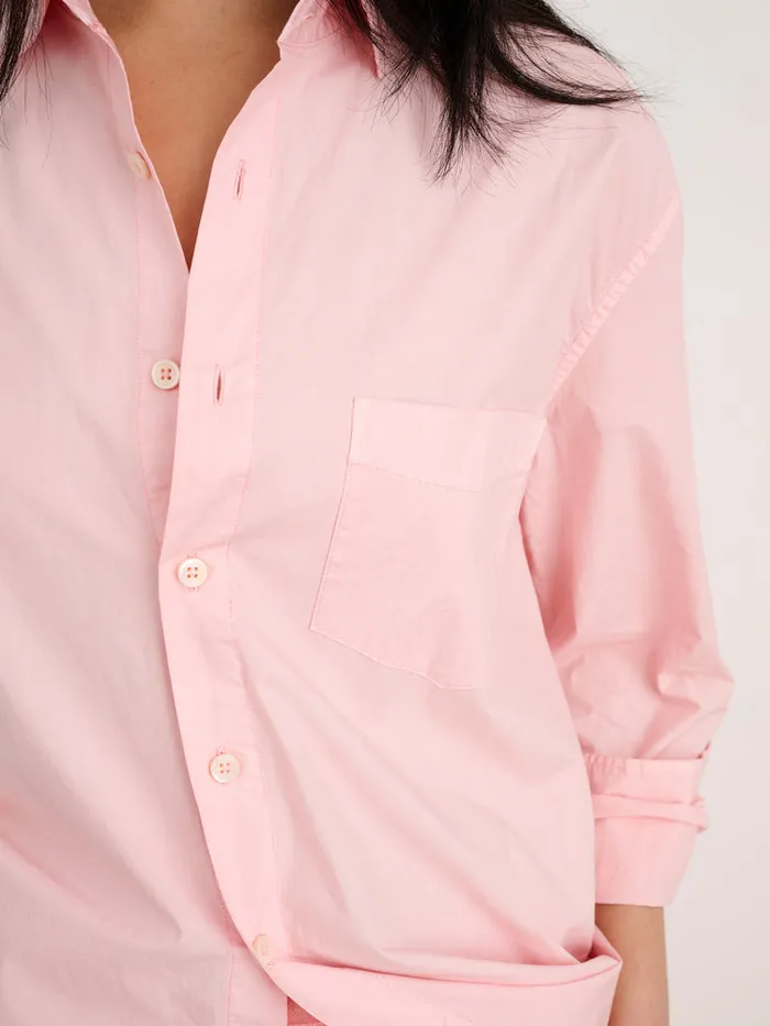 Men Alex Mill Shirts Botanical Dyed Easy Shirt Light Rose