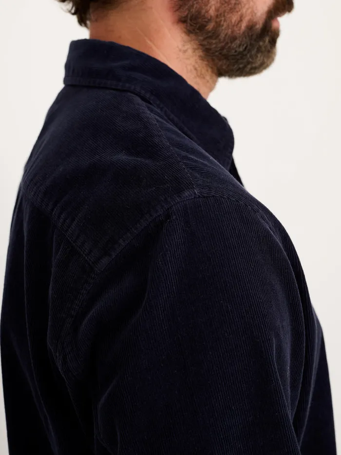 Men Alex Mill Shirts Mill Shirt In Fine Wale Corduroy Navy
