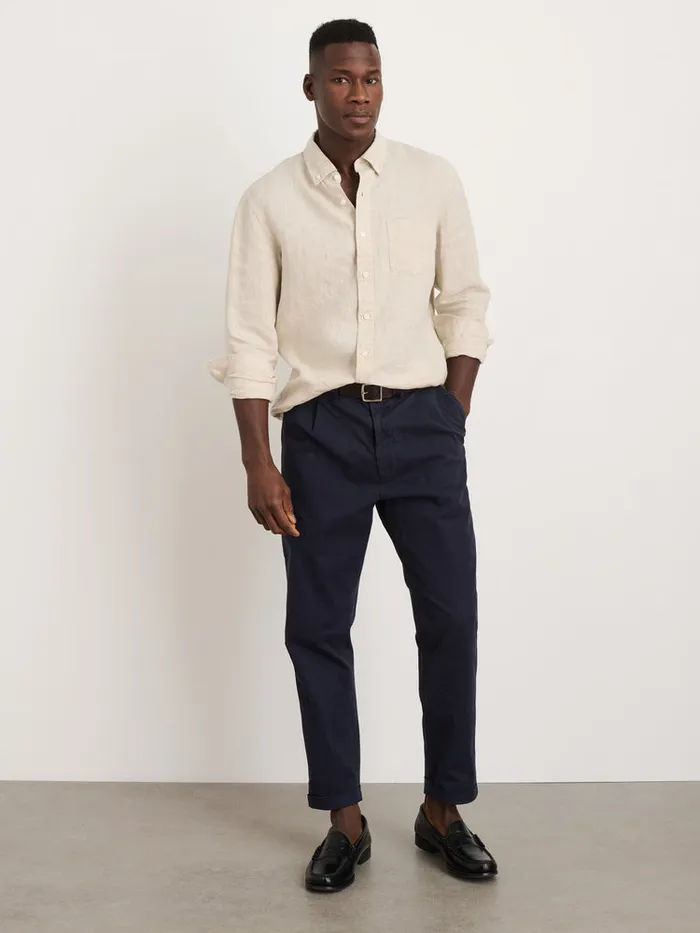 Men Alex Mill Shirts Mill Shirt In Flax Linen