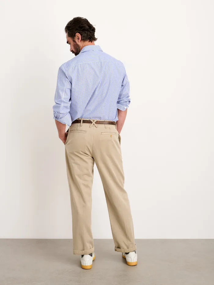 Men Alex Mill Shirts Mill Shirt In Striped Portuguese Poplin Bluewhite