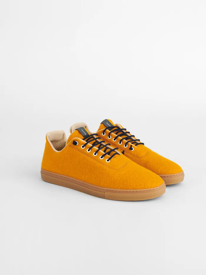 Men Alex Mill Shoes Baabuk For Alex Mill Wool Sneakers Marigold