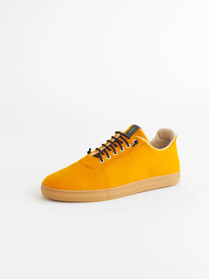 Men Alex Mill Shoes Baabuk For Alex Mill Wool Sneakers Marigold