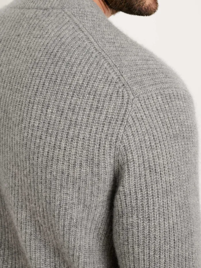 Men Alex Mill Sweaters Sweatshirts Jordan Sweater In Washed Cashmere Heather Grey