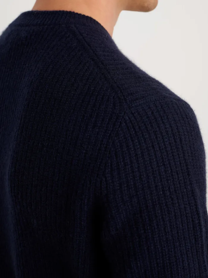 Men Alex Mill Sweaters Sweatshirts Jordan Sweater In Washed Cashmere Navy