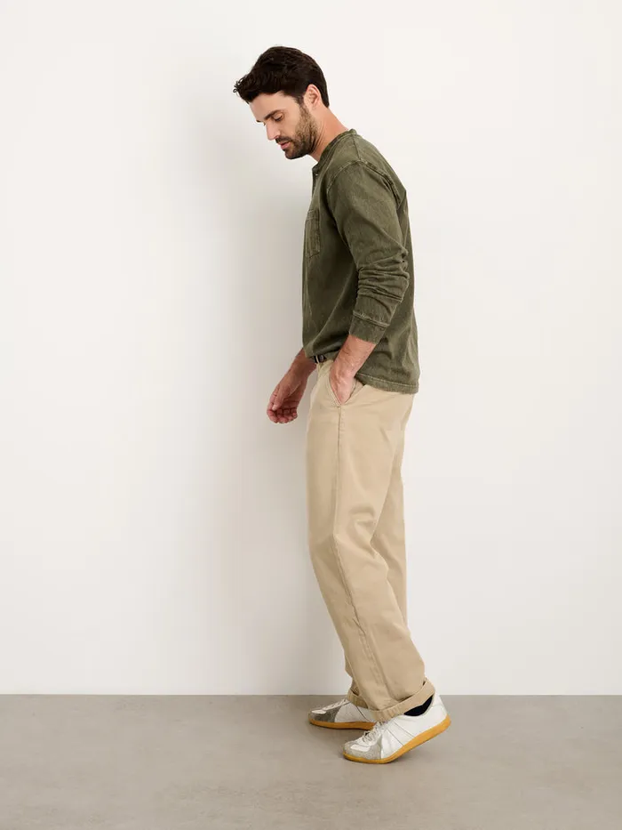 Men Alex Mill Tees Polos Allan Henley In Heavyweight Jersey Thyme