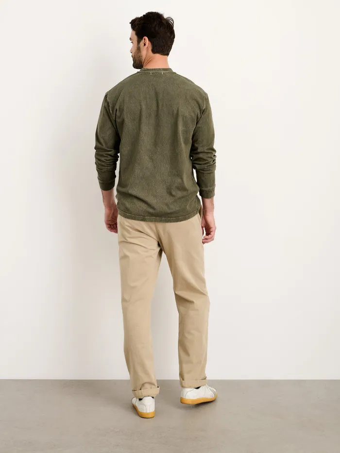 Men Alex Mill Tees Polos Allan Henley In Heavyweight Jersey Thyme