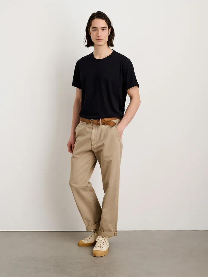 Men Alex Mill Tees Polos Lightweight Mercer Tee Black