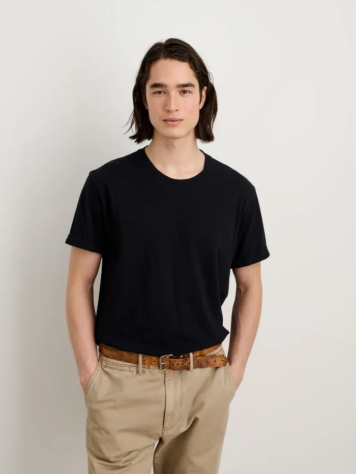 Men Alex Mill Tees Polos Lightweight Mercer Tee Black