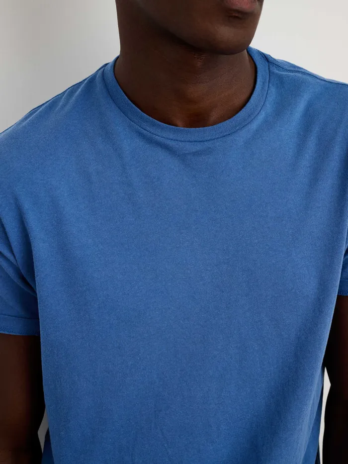 Men Alex Mill Tees Polos Lightweight Mercer Tee Blue